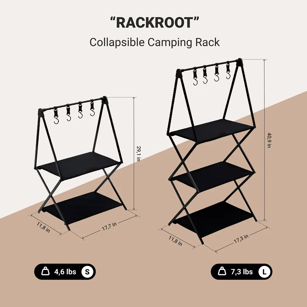 Collapsible Camping Rack Rackroot Gallery 2