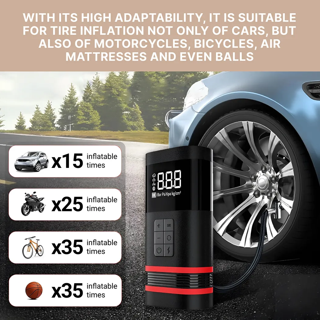 Car Jump Starter With Air Compressor Rescuer Gallery 7