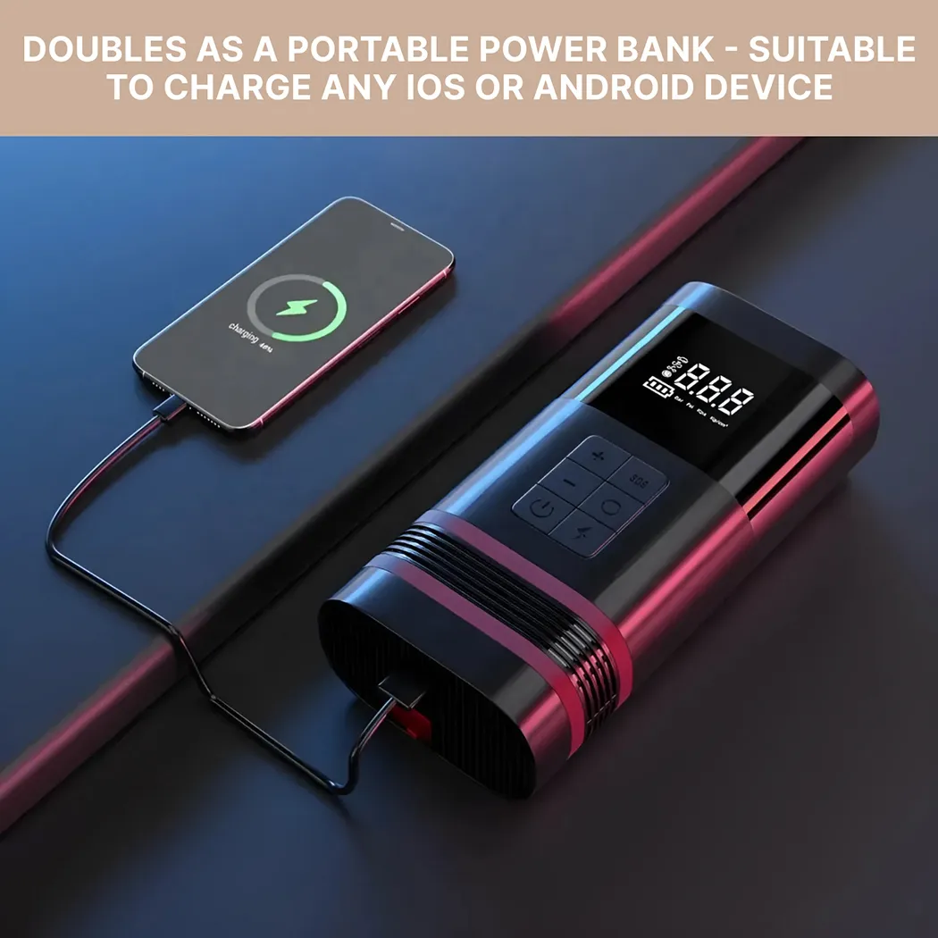 Car Jump Starter With Air Compressor Rescuer Gallery 9