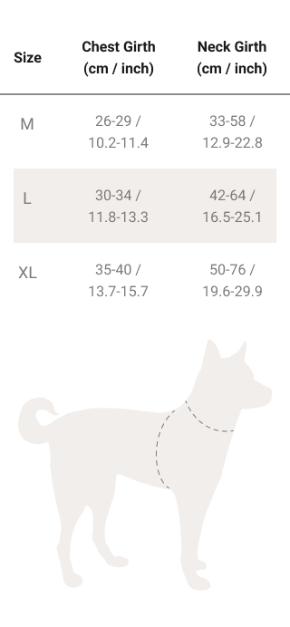 Large Dog Safety Harness Size Chart Large Dog Safety Harness Size Chart