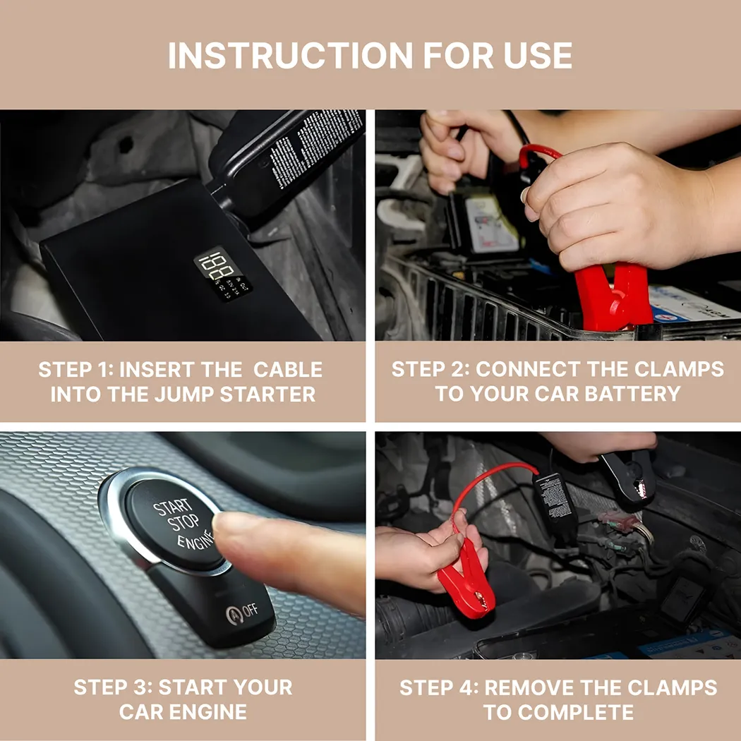 Versatile Car Jump Starter Booster Gallery 4