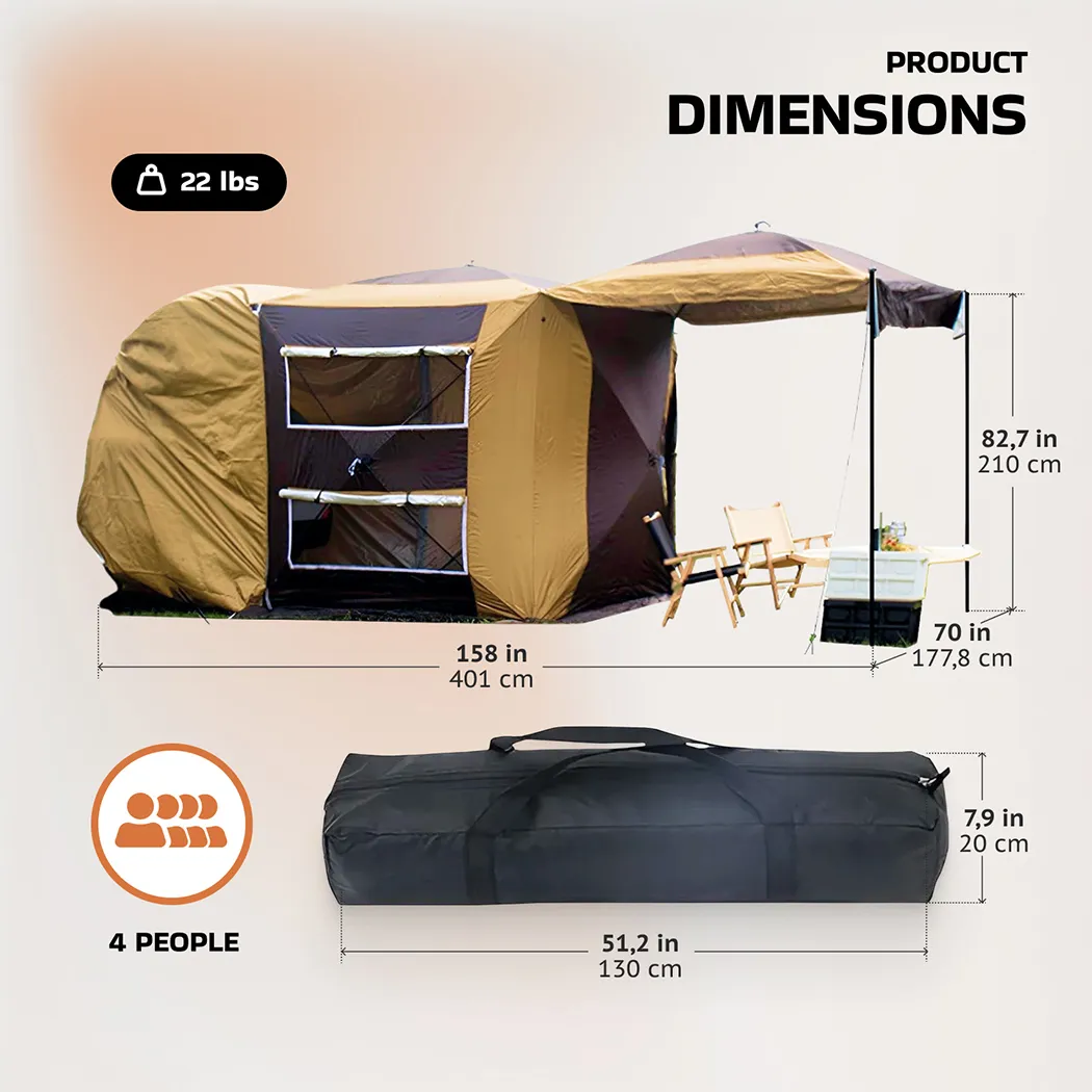 Duplicate 3 Camping SUV Tent TailTent Galley 6