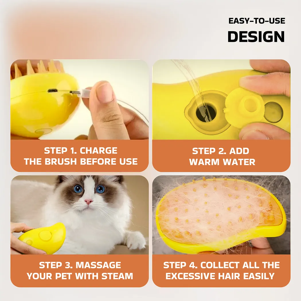 Duplicate 3 Pet Steam Grooming Brush Vapor Gallery 4