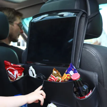 Black Hexy Car Seat Organizer Description 1 Black Hexy Car Seat Organizer Description 1