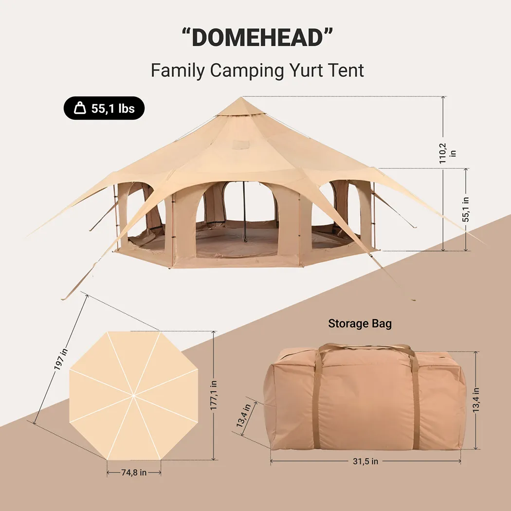 Family Camping Yurt Tent Domehead Gallery 2