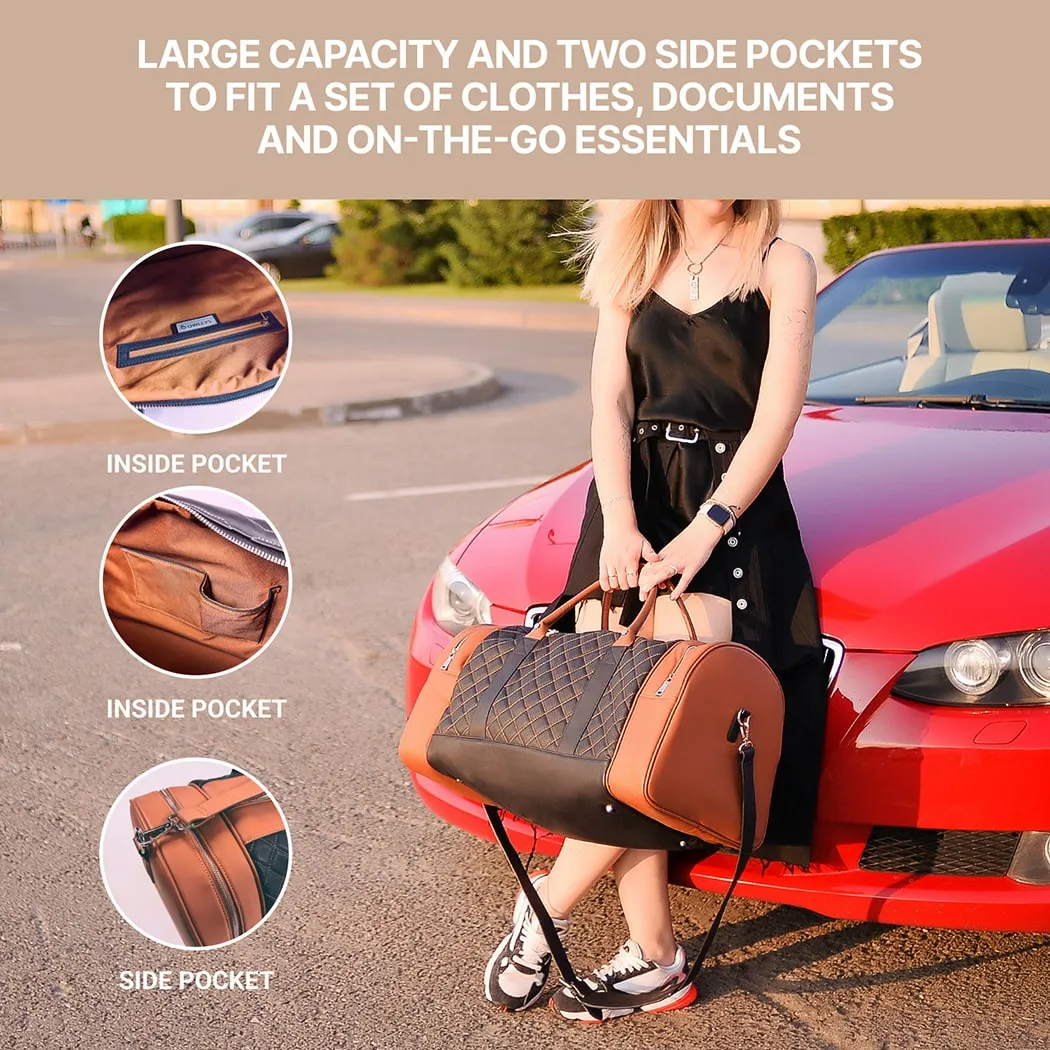 Travel Duffle Bag Terra Brown Gallery 6