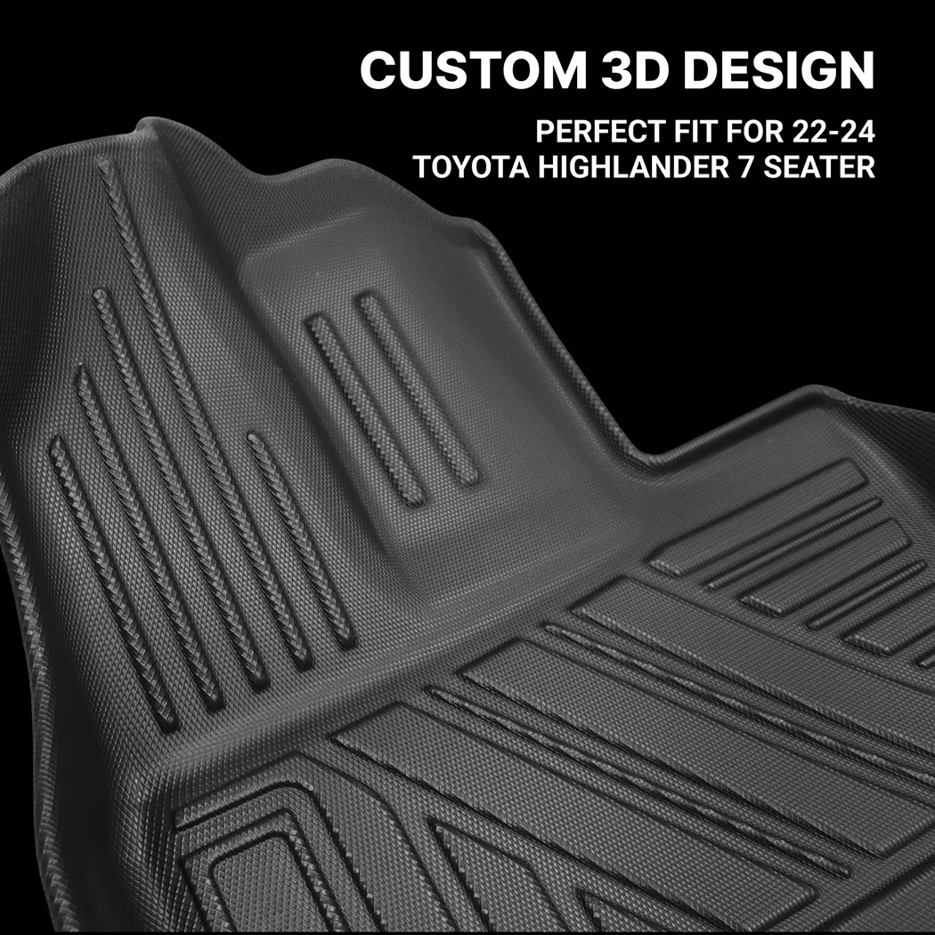 Toyota Highlander 2022-2024 7 seater Floor Mats Gallery 1