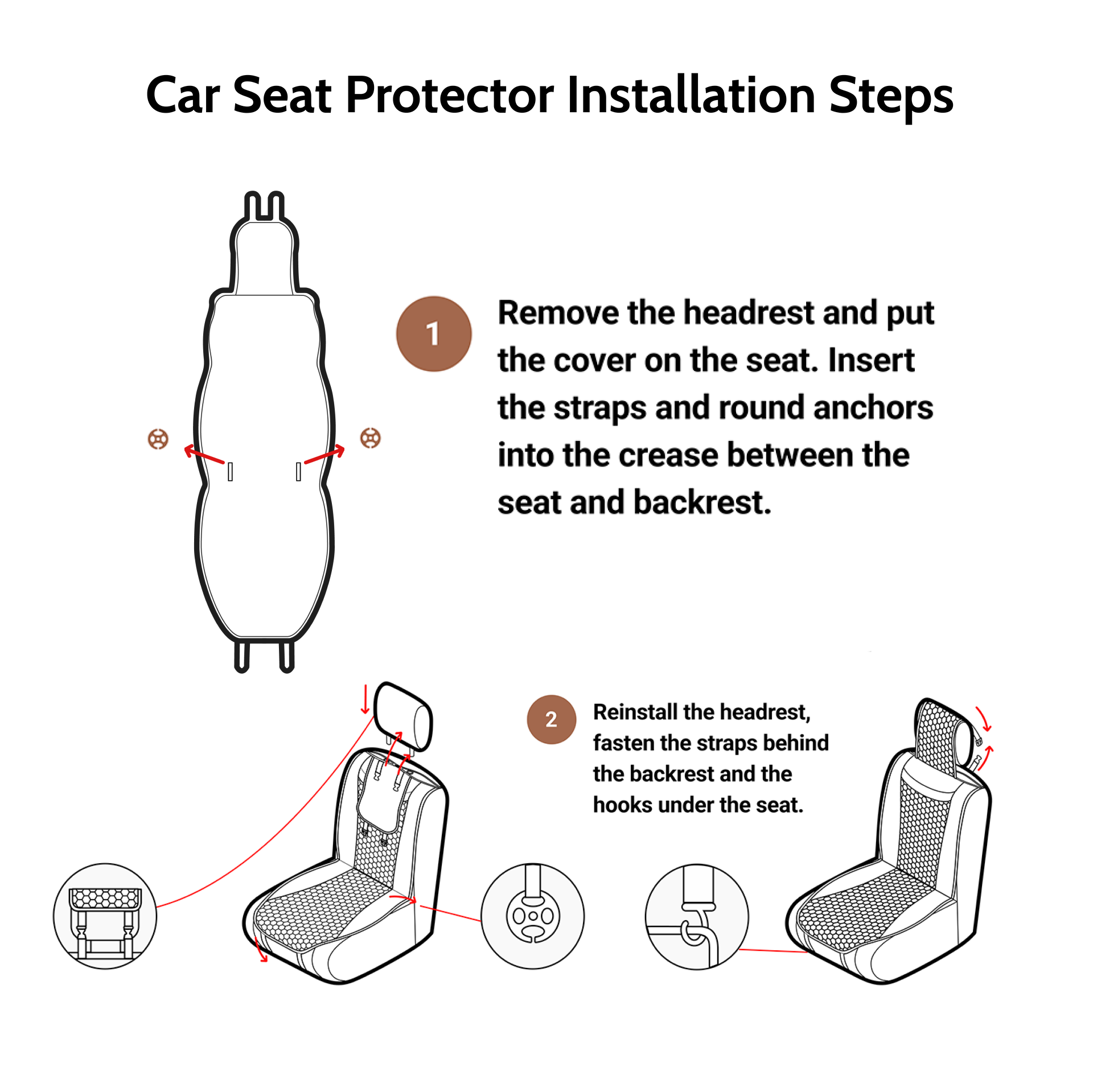 Breathable Seat Covers Instruction