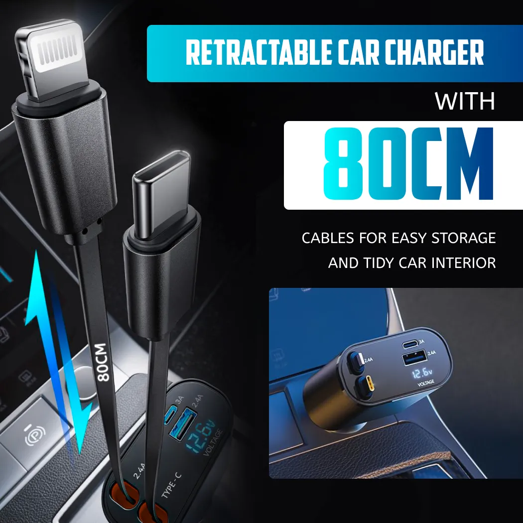 Retractable Car Charger Gallery 2