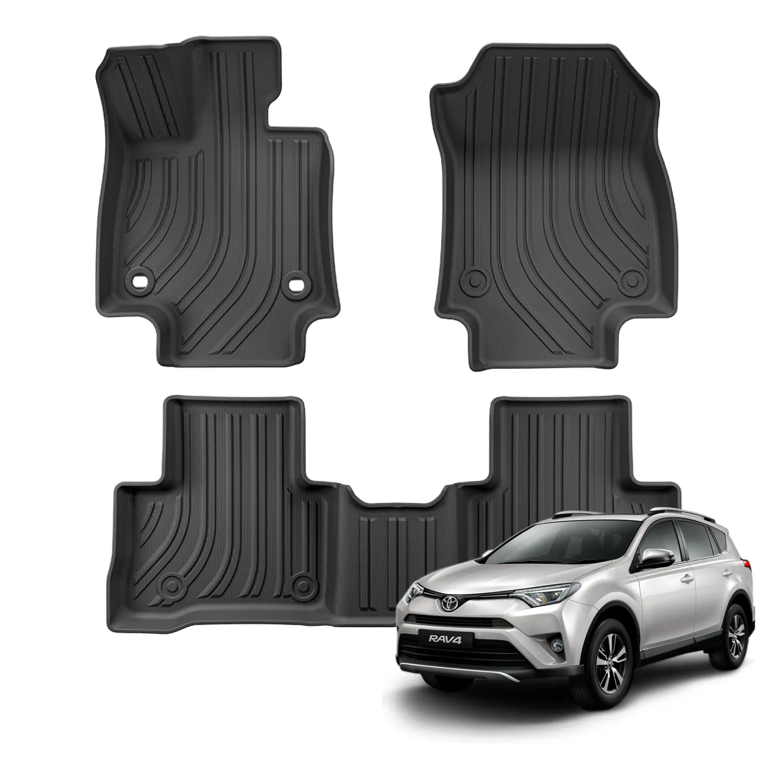 Toyota RAV4 2019-2024 Floor Mats Set Featured