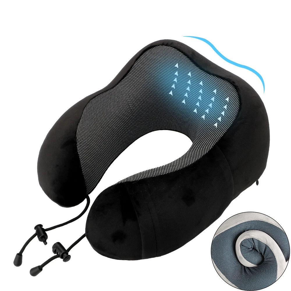 Soft Travel Pillow U Shaped Travel Healthcare Memory Foam Neck Cervical Airplane Pillow Neck Cushion Soft Travel Pillow U Shaped Travel Healthcare Memory Foam Neck Cervical Airplane Pillow Neck Cushion
