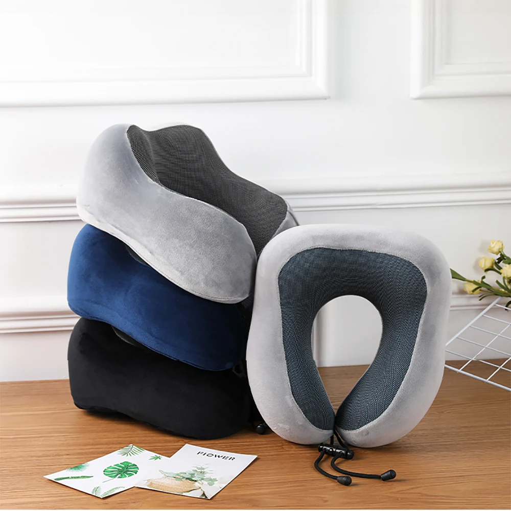 Soft Travel Pillow U Shaped Travel Healthcare Memory Foam Neck Cervical Airplane Pillow Neck Cushion Soft Travel Pillow U Shaped Travel Healthcare Memory Foam Neck Cervical Airplane Pillow Neck Cushion