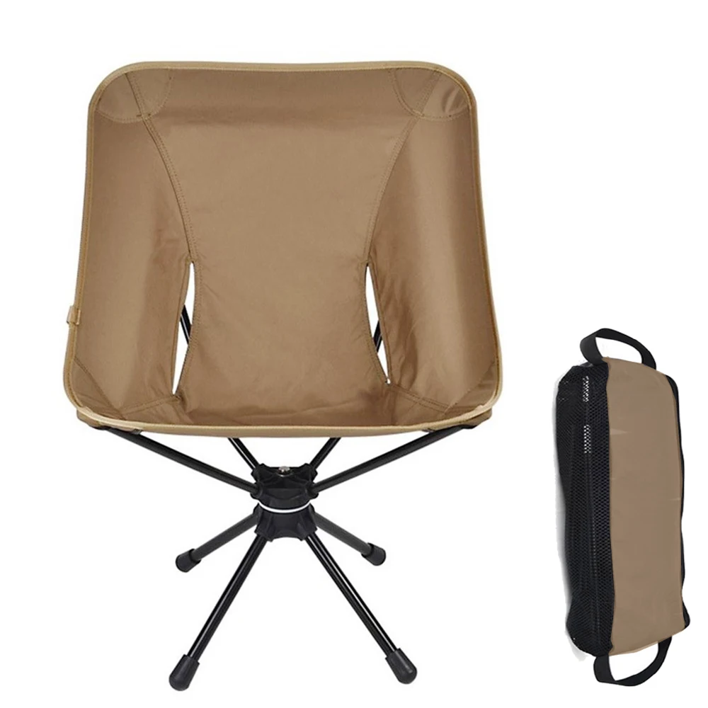 Desert&Fox Swivel Detachable Chairs Camping Folding Chair Outdoor Backpacking Lightweight Seat with Carry Bag for Fishing Hiking Desert&Fox Swivel Detachable Chairs Camping Folding Chair Outdoor Backpacking Lightweight Seat with Carry Bag for Fishing Hiking