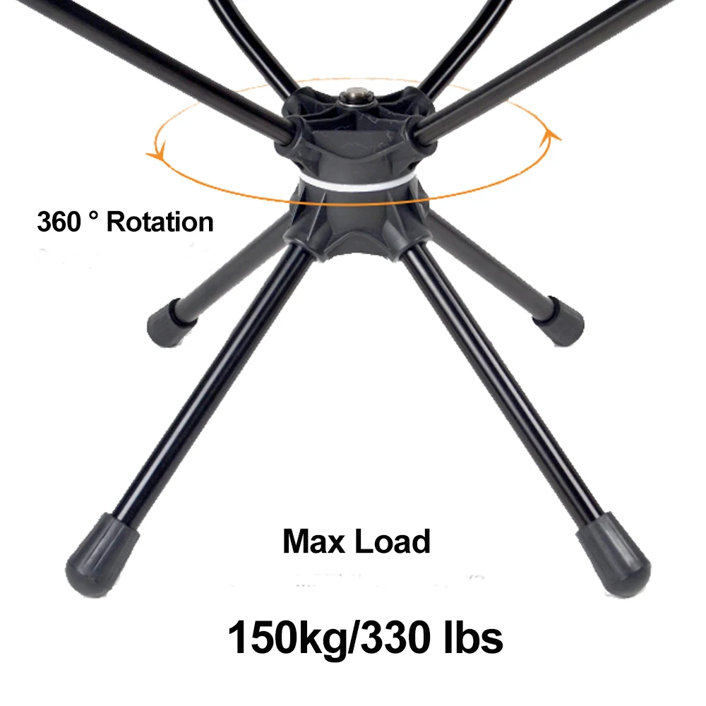 Desert&Fox Swivel Detachable Chairs Camping Folding Chair Outdoor Backpacking Lightweight Seat with Carry Bag for Fishing Hiking Desert&Fox Swivel Detachable Chairs Camping Folding Chair Outdoor Backpacking Lightweight Seat with Carry Bag for Fishing Hiking