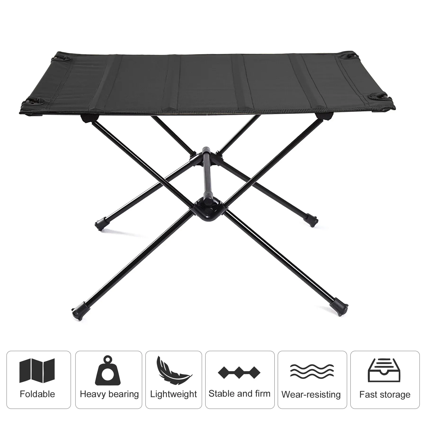 WESTTUNE Camping Folding Table Lightweight 1680D Oxford Roll-Up Table Portable Aluminum Alloy Tourist Tables for Outdoor Picnic WESTTUNE Camping Folding Table Lightweight 1680D Oxford Roll-Up Table Portable Aluminum Alloy Tourist Tables for Outdoor Picnic