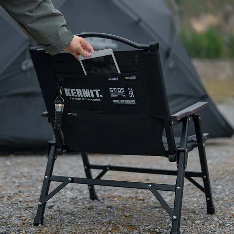 ShineTrip Outdoor Tactical Chair Lightweight Aluminium Foldable Kermit Chair Detachable Portable Blackout Camping Chair ShineTrip Outdoor Tactical Chair Lightweight Aluminium Foldable Kermit Chair Detachable Portable Blackout Camping Chair
