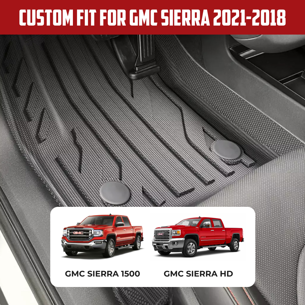 GMC Sierra 2012-2018 Floor Mats Set Gallery 2