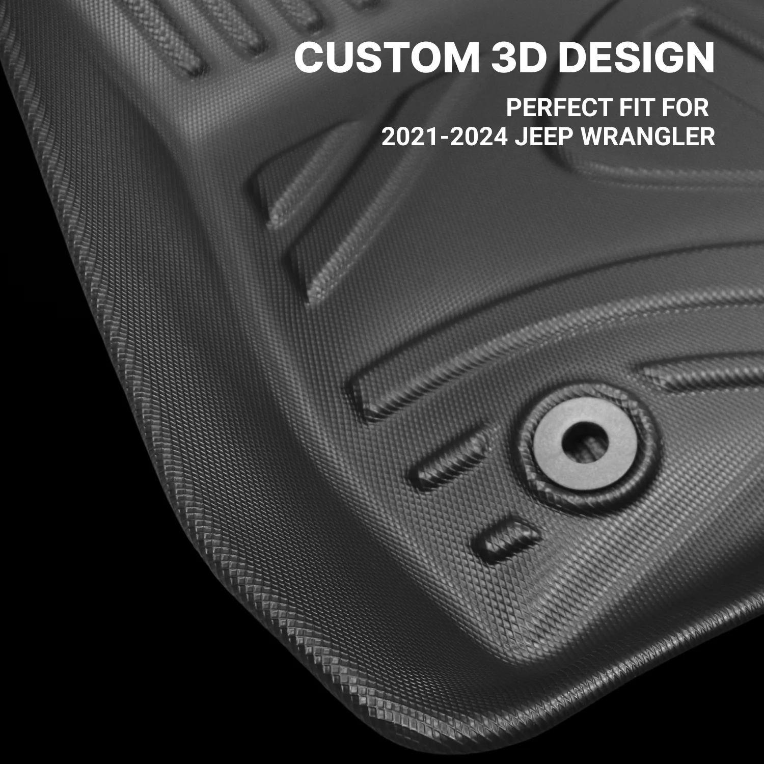 Jeep Wrangler 2021-2024 Floor Mats Gallery 1